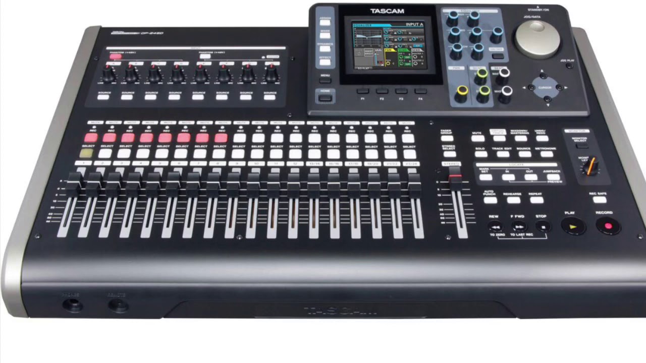 Tascam DP 24SD - original song by Jeff Kaufman- “Timeline”