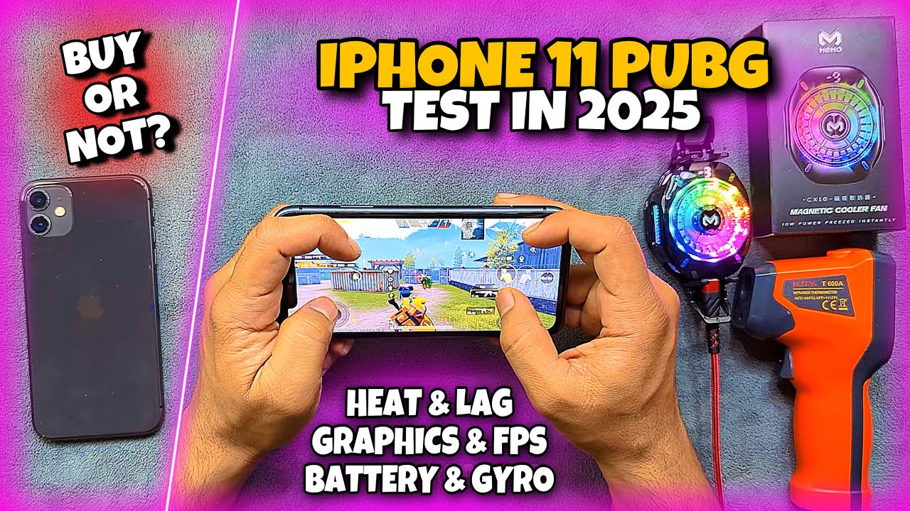 iPhone 11 PUBG Test in 2025 | After 6 Years Buy Or Not For PUBG | Price | Graphics | Heat & Lag