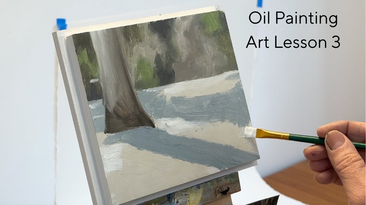Learn Oil Painting WITHOUT Drawing — Simple Tracing Trick