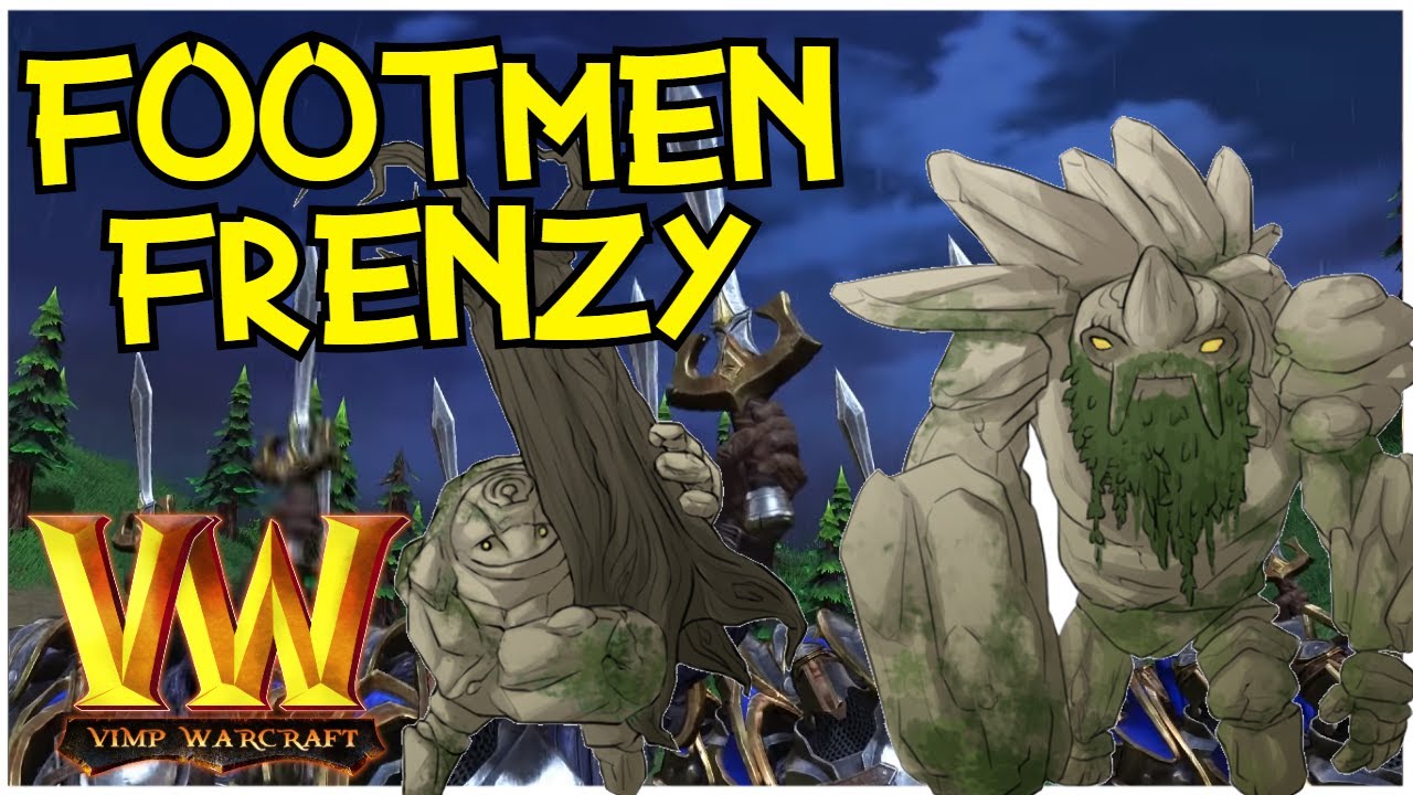 Warcraft 3 | Footmen Frenzy | Double Mountain GIANTS ft. zo_Om