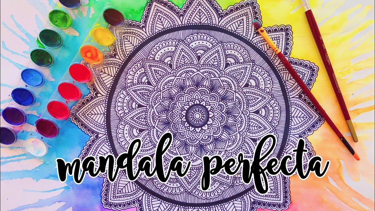 Tutorial para hacer una Mandala Perfecta! ♡ Dani Hoyos