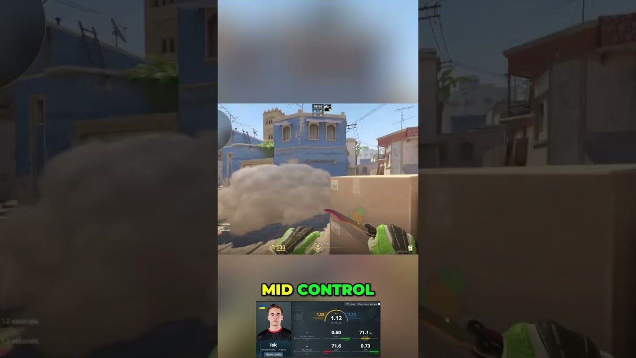Начните использовать этот дым на Мираже... #cs2tips #csgo #cs2