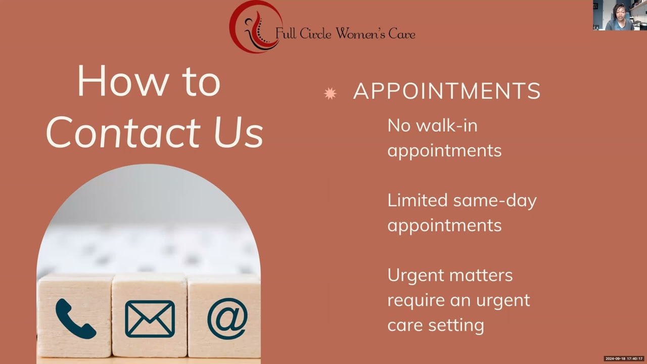 September 18, 2024 Practice and Pregnancy Orientation Webinar