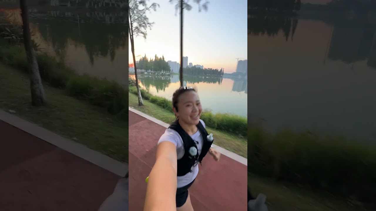 Vamos a correr 20 km al amanecer #china #running #runner #workout