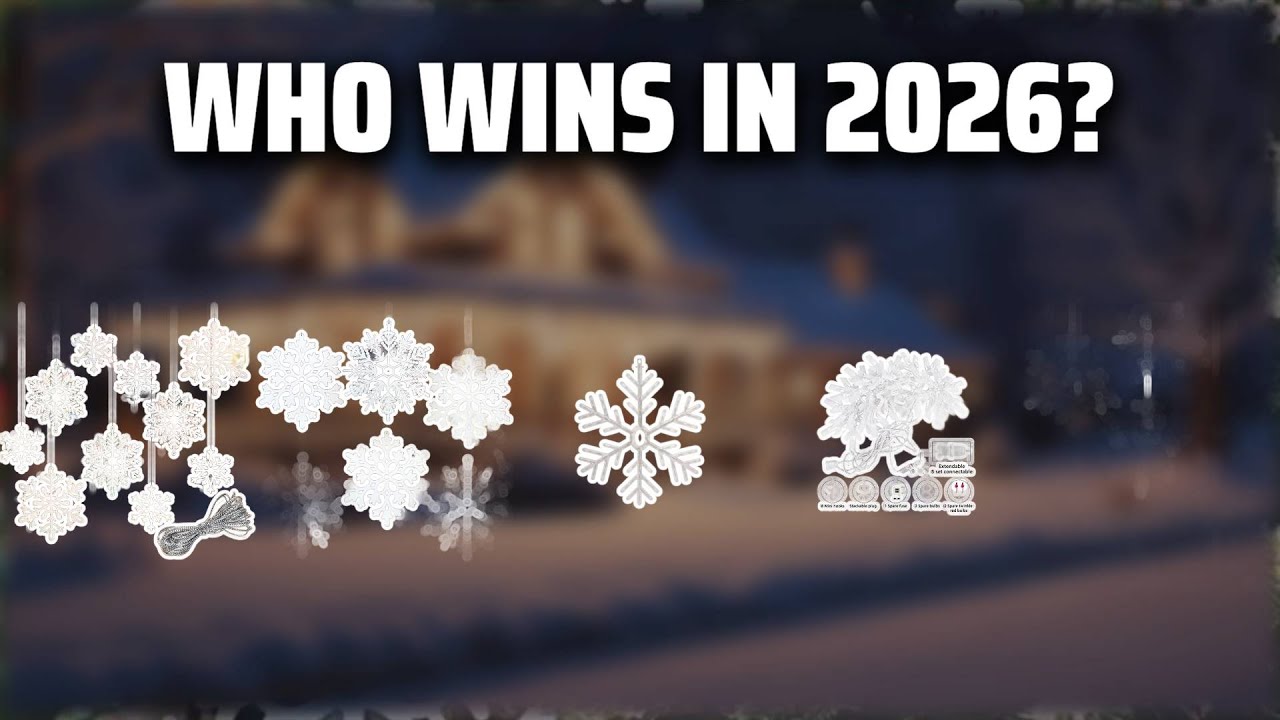 The Top 5 Best Hanging Snowflakes in 2026 - Must Watch Before Buying!