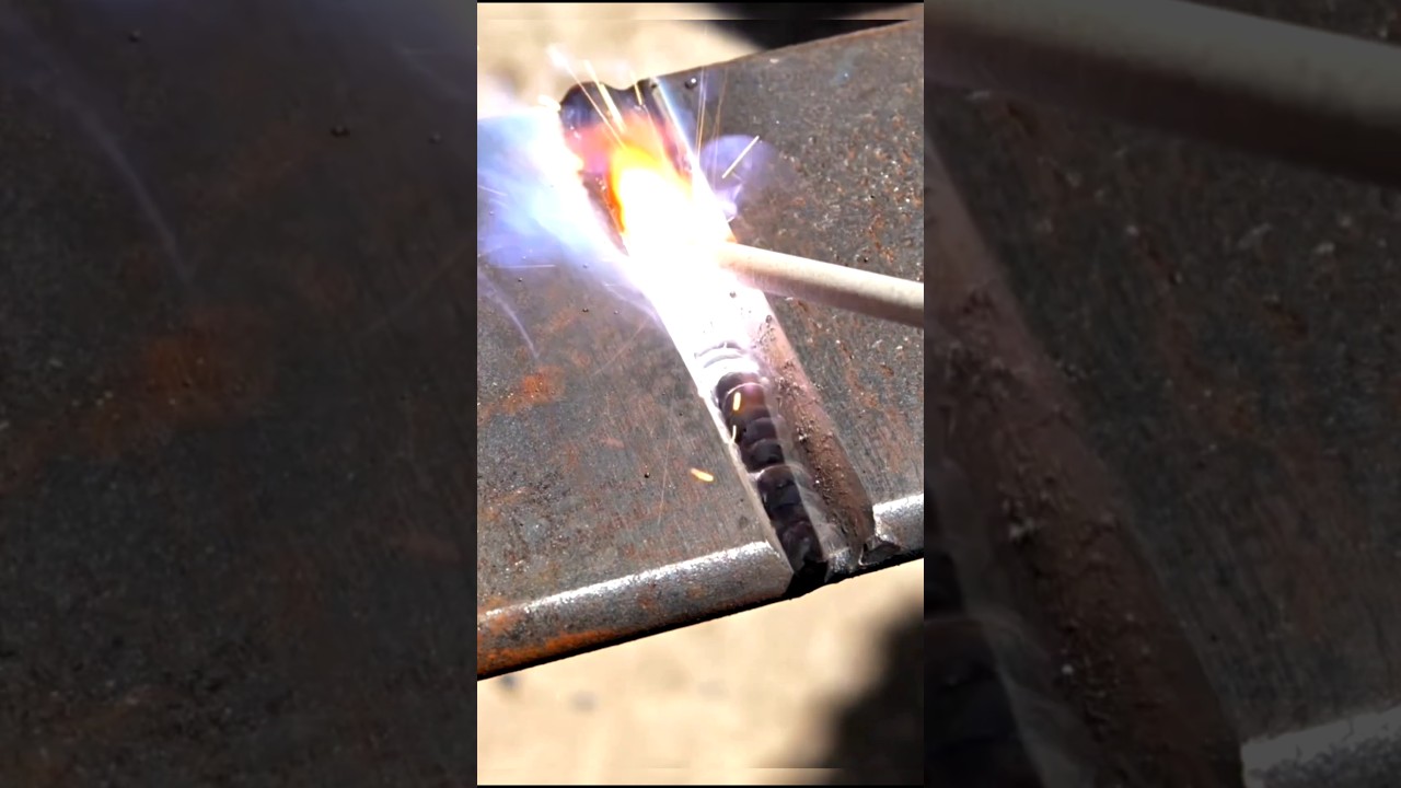 Perfect Welding Technique | Strong Steel Joint Welding | Professional Arc Welding Skills #shorts