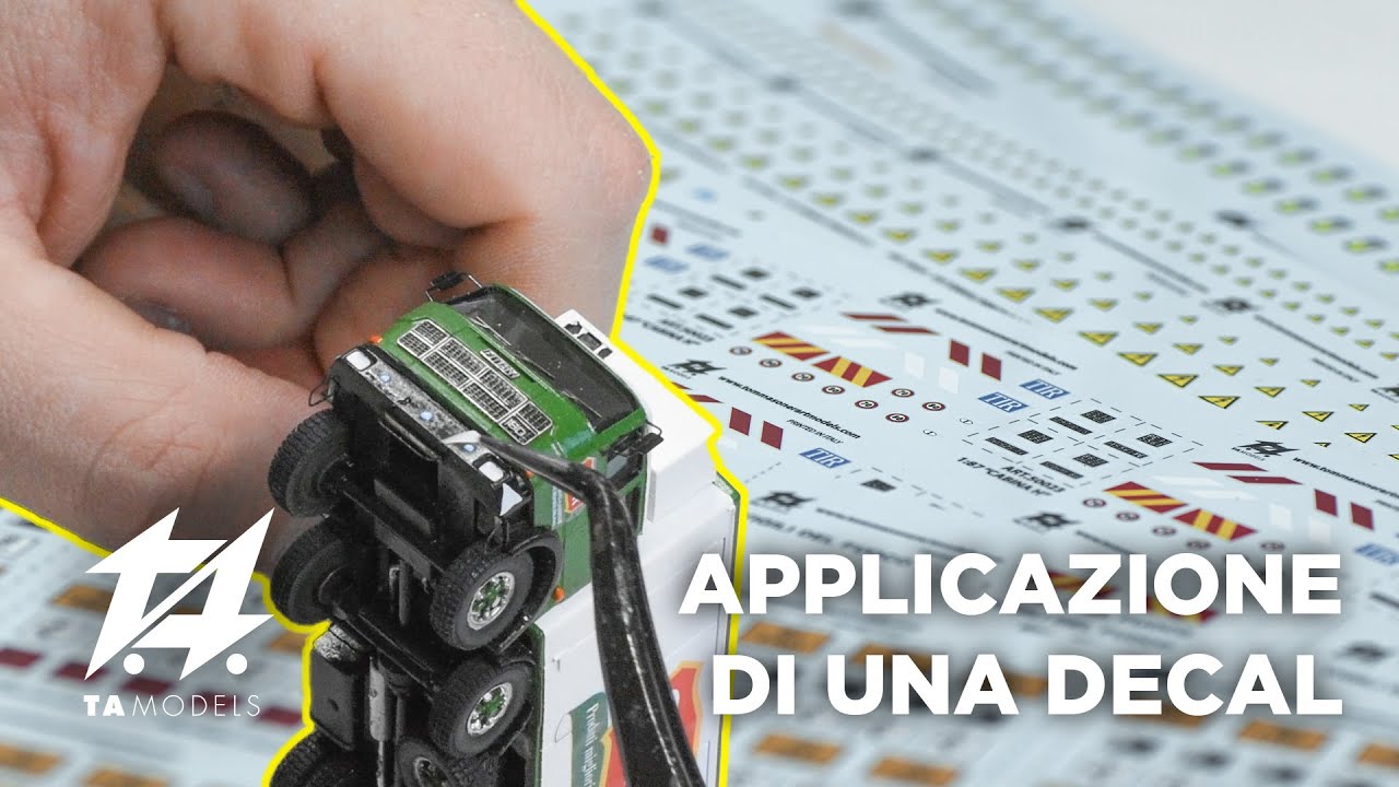 TUTORIAL APPLICAZIONE DECAL MODELLISMO- TA MODELS