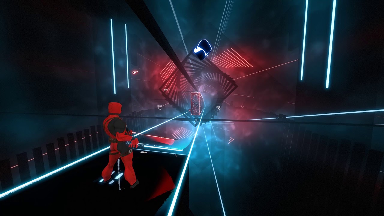 Beat Saber with Deadpool  nSync- Bye Bye Bye