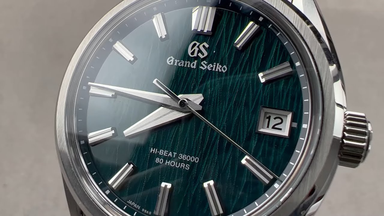 Grand Seiko Hi-Beat GREEN BIRCH Dial SLGH011 Evolution 9 Collection - Grand Seiko Watch Review