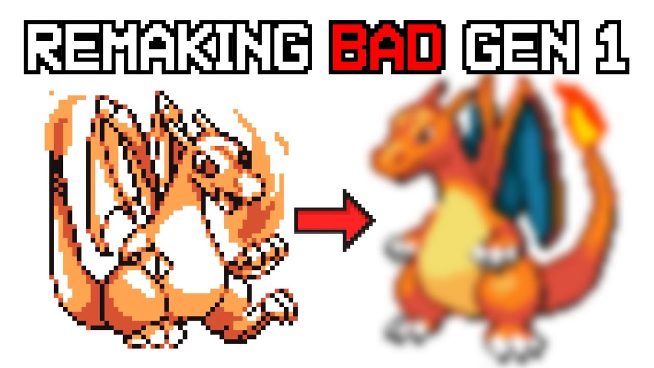 I Tried Remaking BAD Sprites in the BW Style