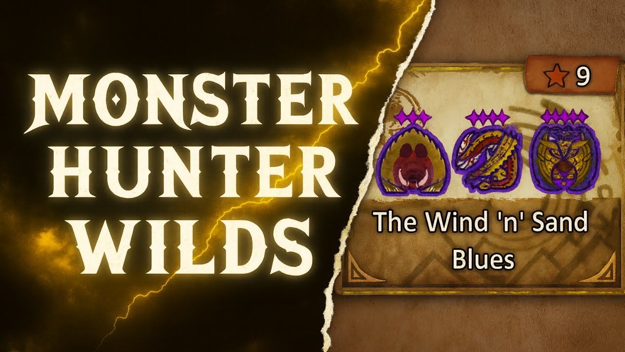 COMPLETING WIND 'N' SAND BLUES!(MH WILDS)