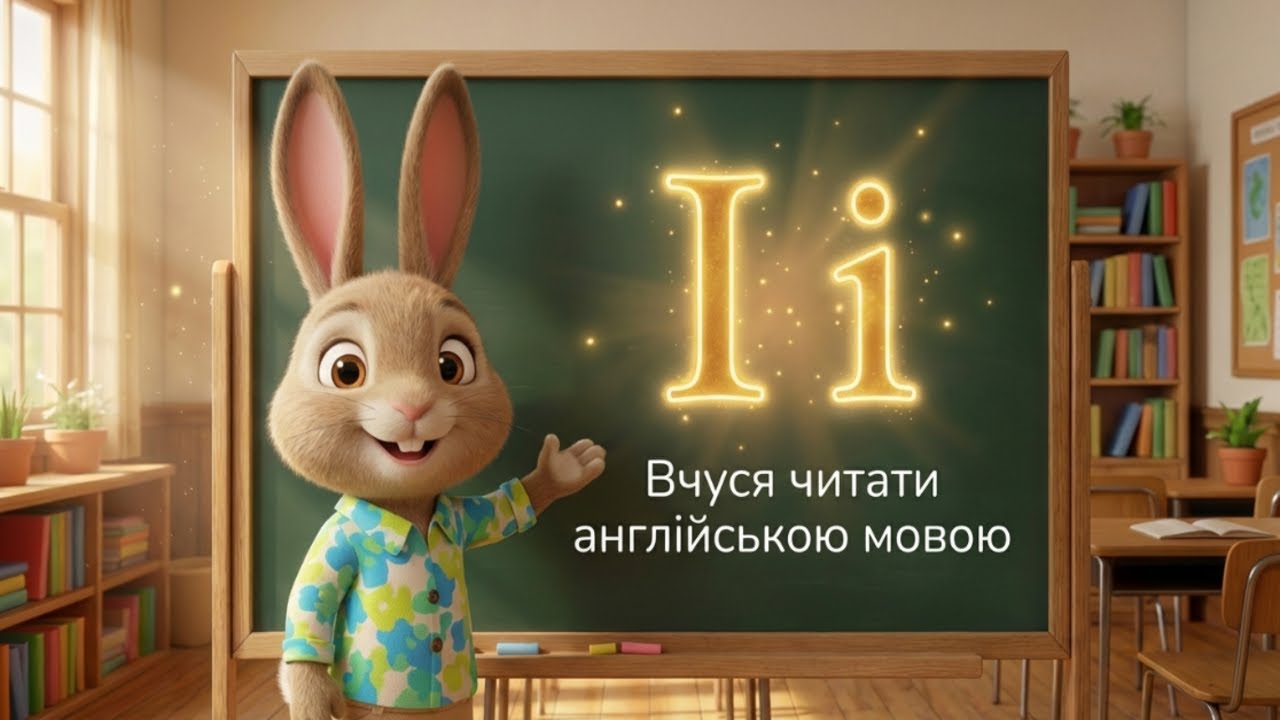 📝 HELLO! Вчимо англійську букву Ii. LESSON 1
