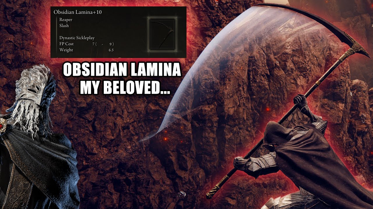 Why the Obsidian Lamina is The BEST SCYTHE in Elden Ring!