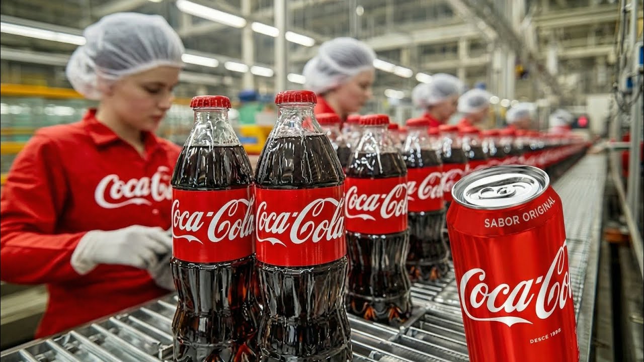 How Coca-Cola Is Made | What Happens in 60 Seconds