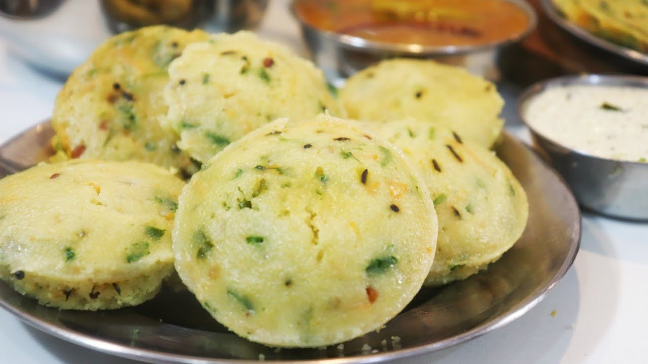 ইডলি স্ট্যান্ড ছাড়া দশ মিনিটে সবজি ও মশলা তৈরী হবে সুস্বাদু ও পুষ্টিকর নরম স্পঞ্জি ইডলি|Instant Idli