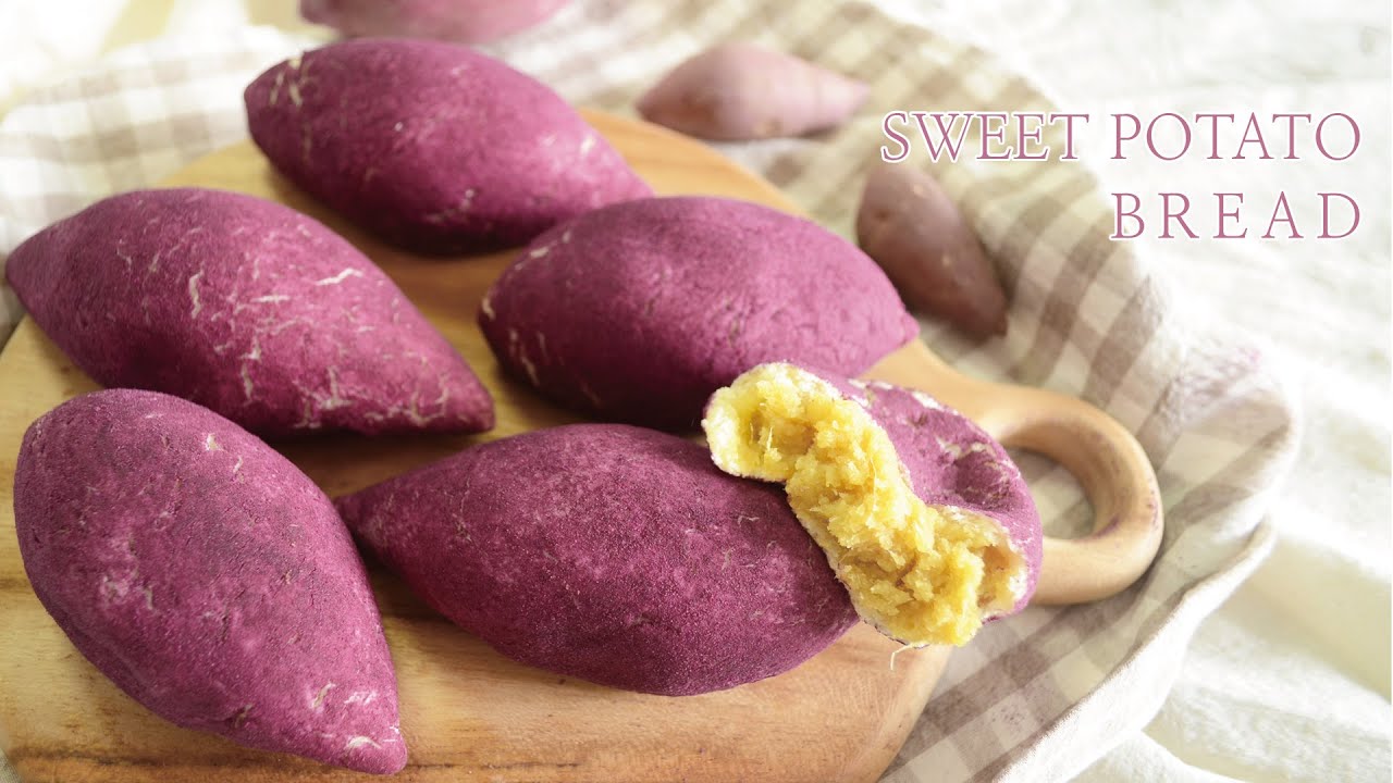 쫀득하고 달콤한 고구마빵 만들기(Sweet potato bread)