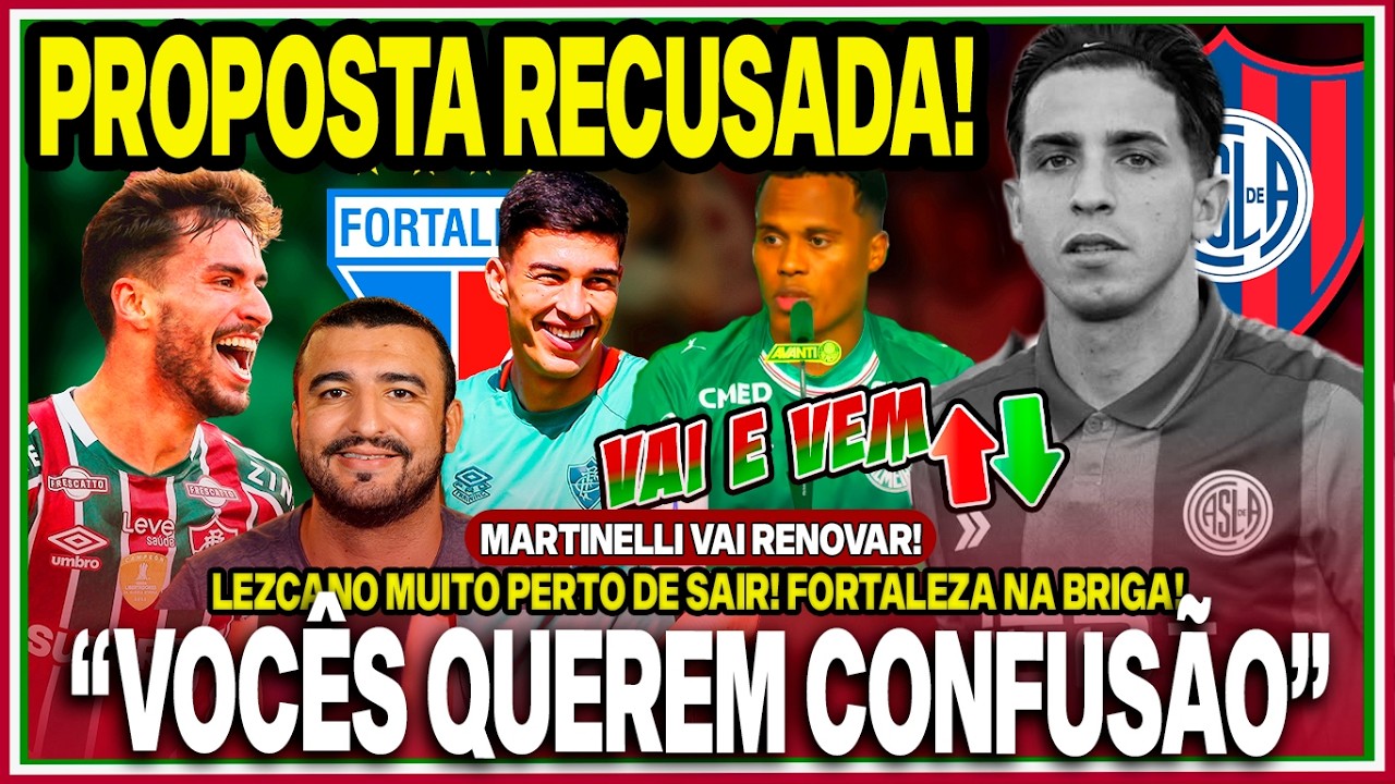 🚨IH! CUELLO MELOU! ARIAS FALOU DO FLU E DISPAROU CONTRA JORNALISTA!😡MARTINELLI RENOVOU! LEZCANO FORA