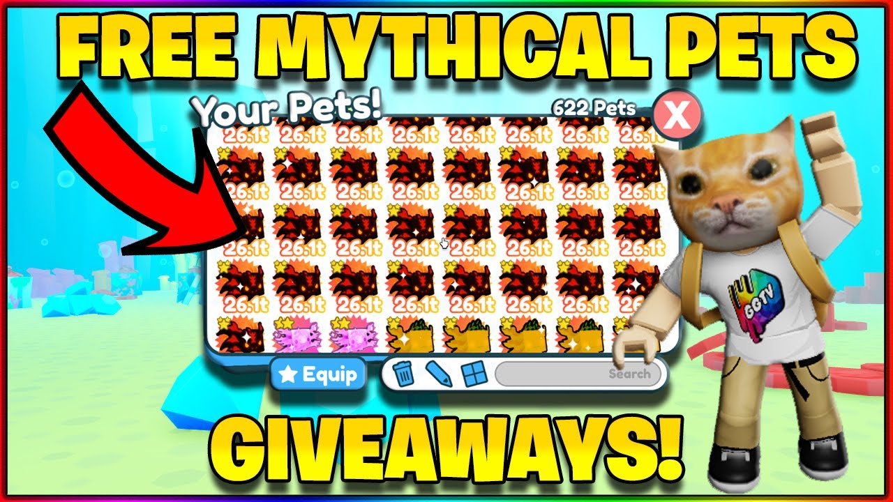 🔴 Pet Simulator X Live FREE OP PET GIVEAWAY LEGENDARY AND MYTHICALS + ROBUX!