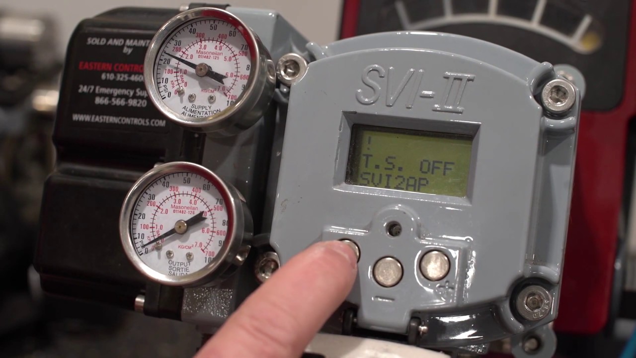 Masoneilan's SVI II AP Push Button Startup Tutorial