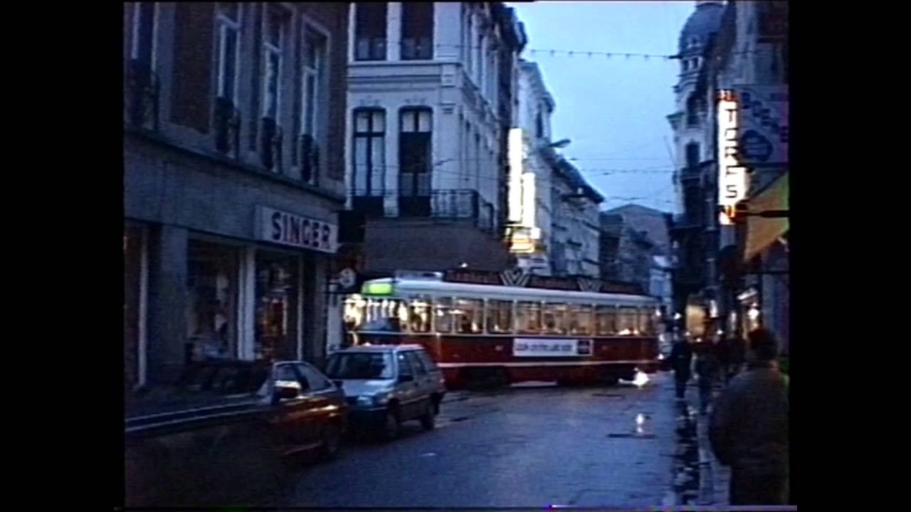 Antwerpen - Straßenbahnen im Nov. ' 89