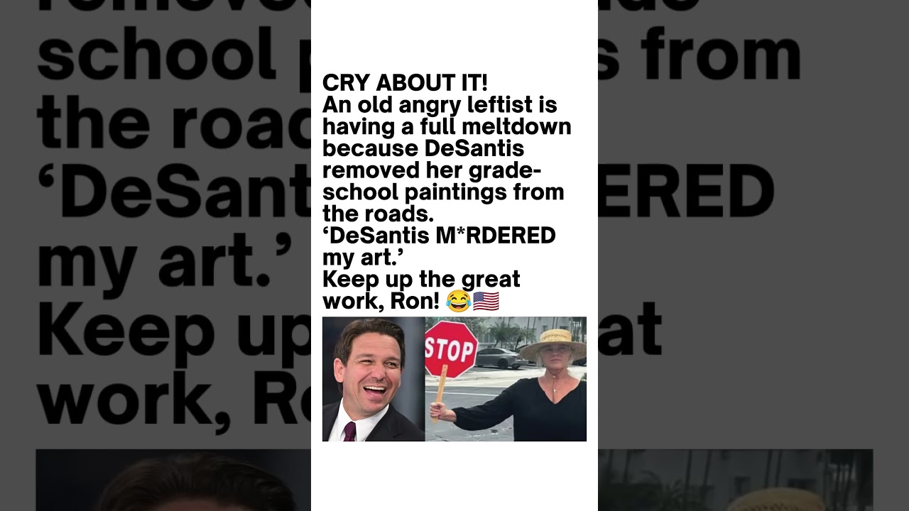 DeSantis Road Art Decision Sparks Debate 🎨