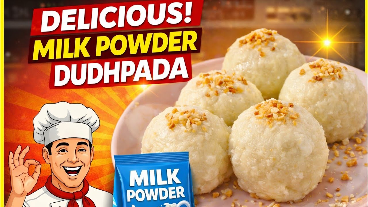 Instant Sweet Recipe Milk Powder Dudh Peda😋 నోట్ల వెన్నెల కరిగిపోయే మిల్క్ మైసూర్ పాక్ #Sweet#Food