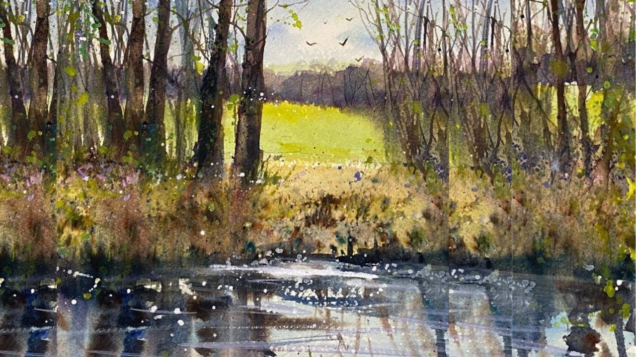 The Secret To Loosening Up Your Watercolors