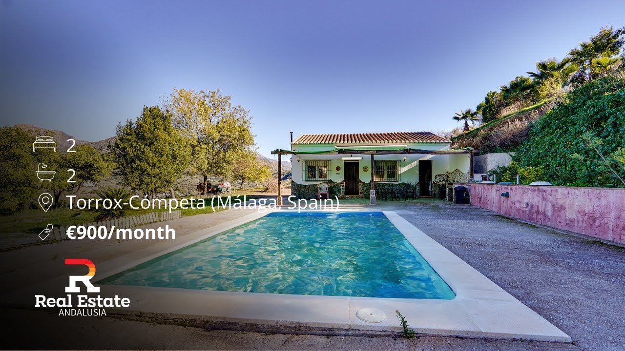 Country Villa with Swimming Pool for Rent in Torrox/Competa (Malaga Province, Spain)