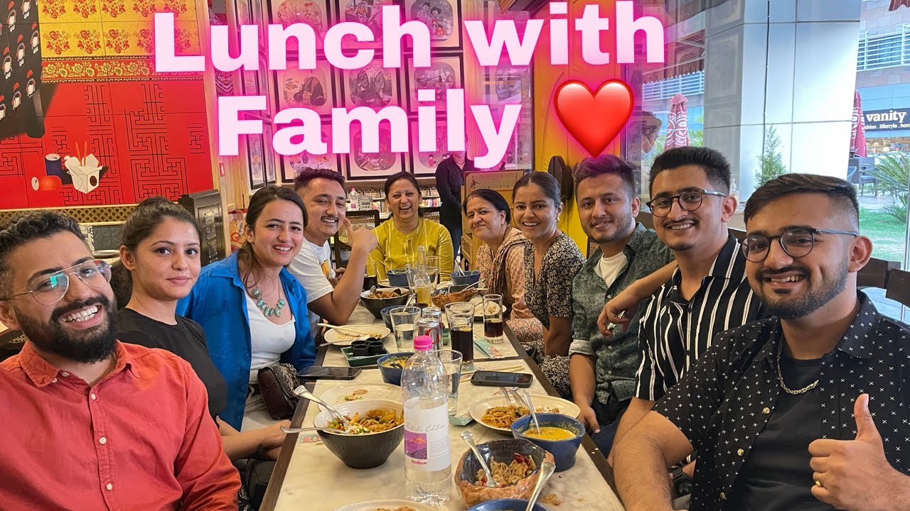Lunch with Family and Cousins😍 Ft. @RubinaDilaiks@JyotikaRajat ​⁠@Lakshayparsaik