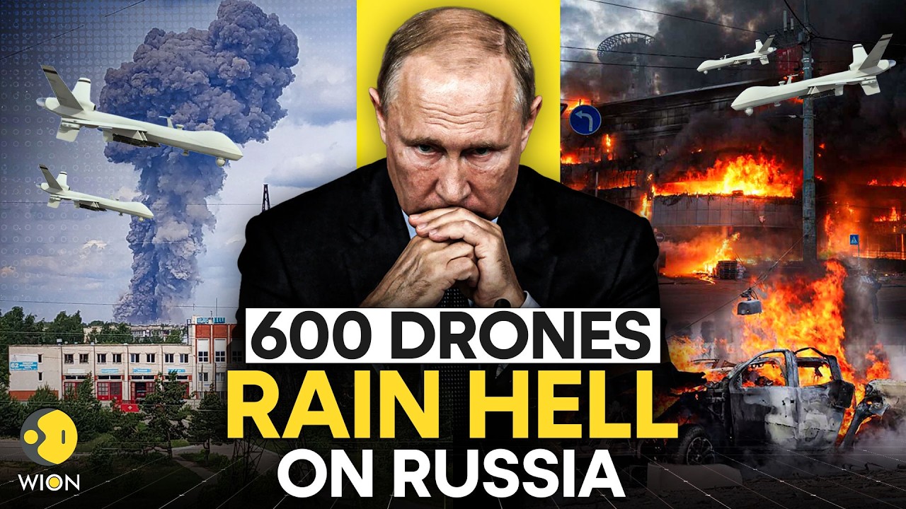 Russia-Ukraine War: Russia Under Massive Drone Attack, 620 Drones Target Moscow Overnight |Originals
