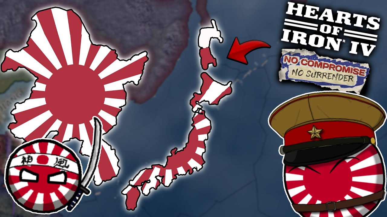 Transformei o Jap&atilde;o em uma Superpot&ecirc;ncia na NOVA DLC do HOI4 &mdash; Sem Compromisso, Sem Rendi&ccedil;&atilde;o!