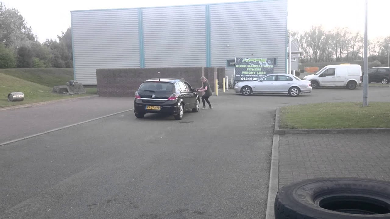 Fighting-fitness.Co.uk vlog 3. Car push