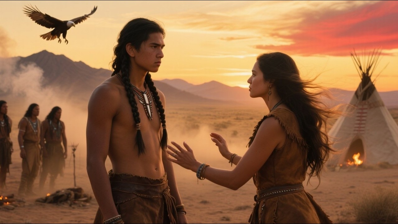 All shunned the mute son of the Apache king — until her silent hands finally reached him