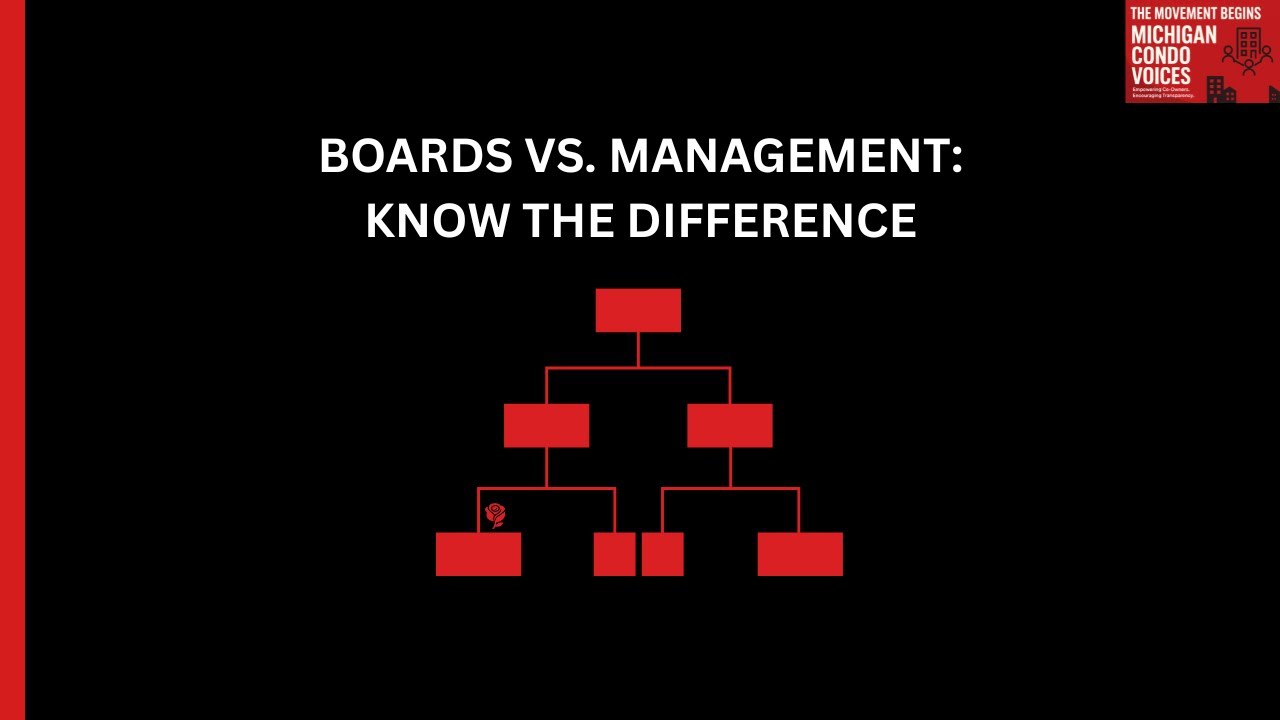 Management Companies & HOA Governance - How the Relationship Is Meant to Work