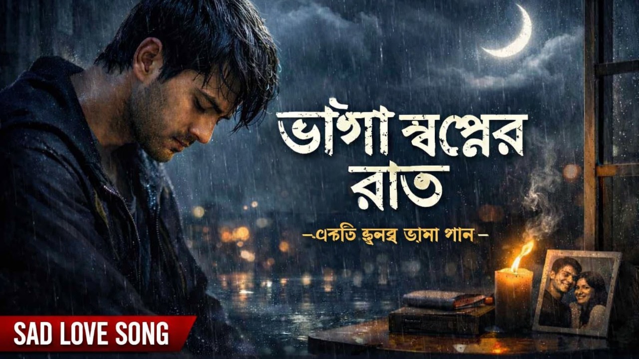 ভাঙা স্বপ্নের রাত | Vanga Shopner Rat | Bangla Sad Song | MR Creator Bangla