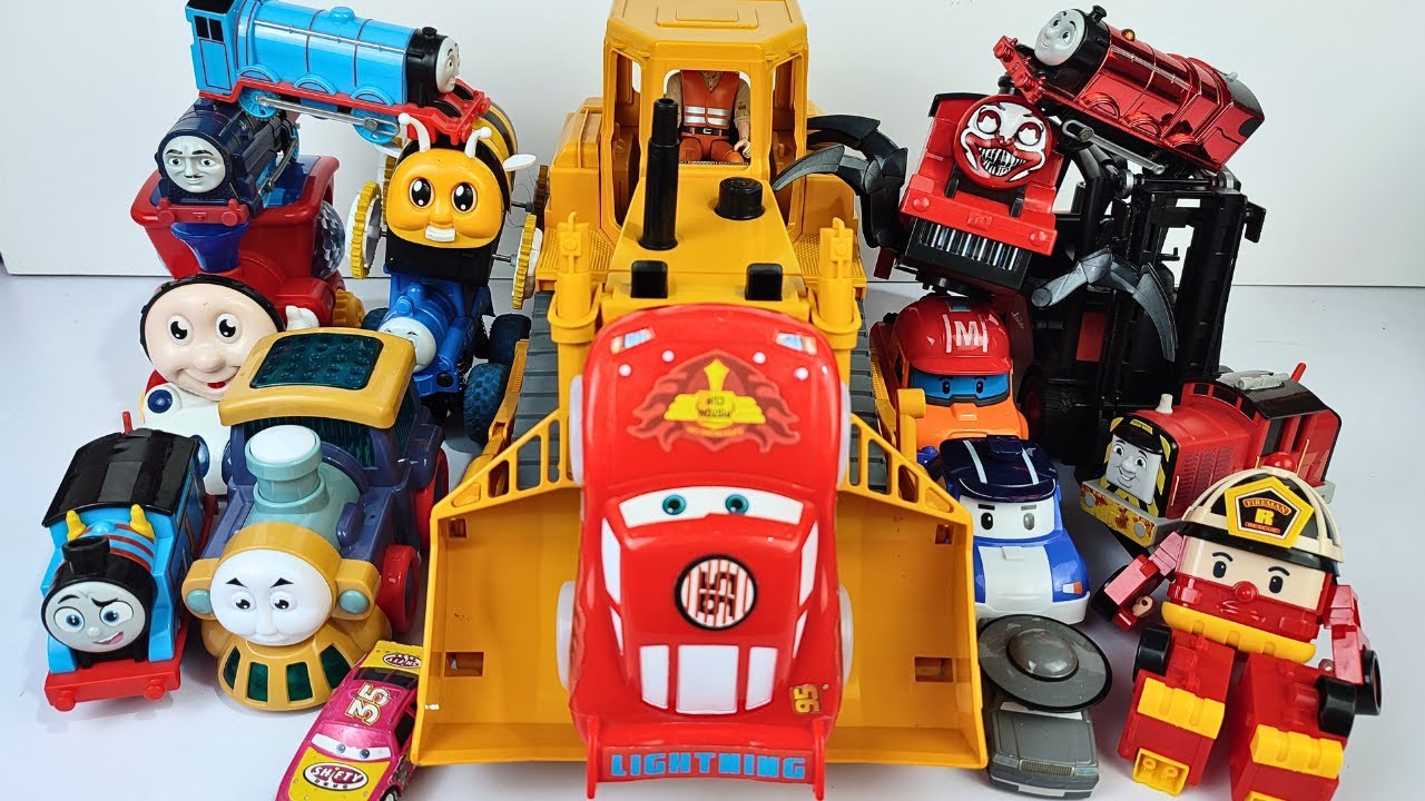Disney Pixar Cars , Lightning McQueen Filmore Cruz Ramirez Chevrolet Porsche Mater Ambulance | ASMR