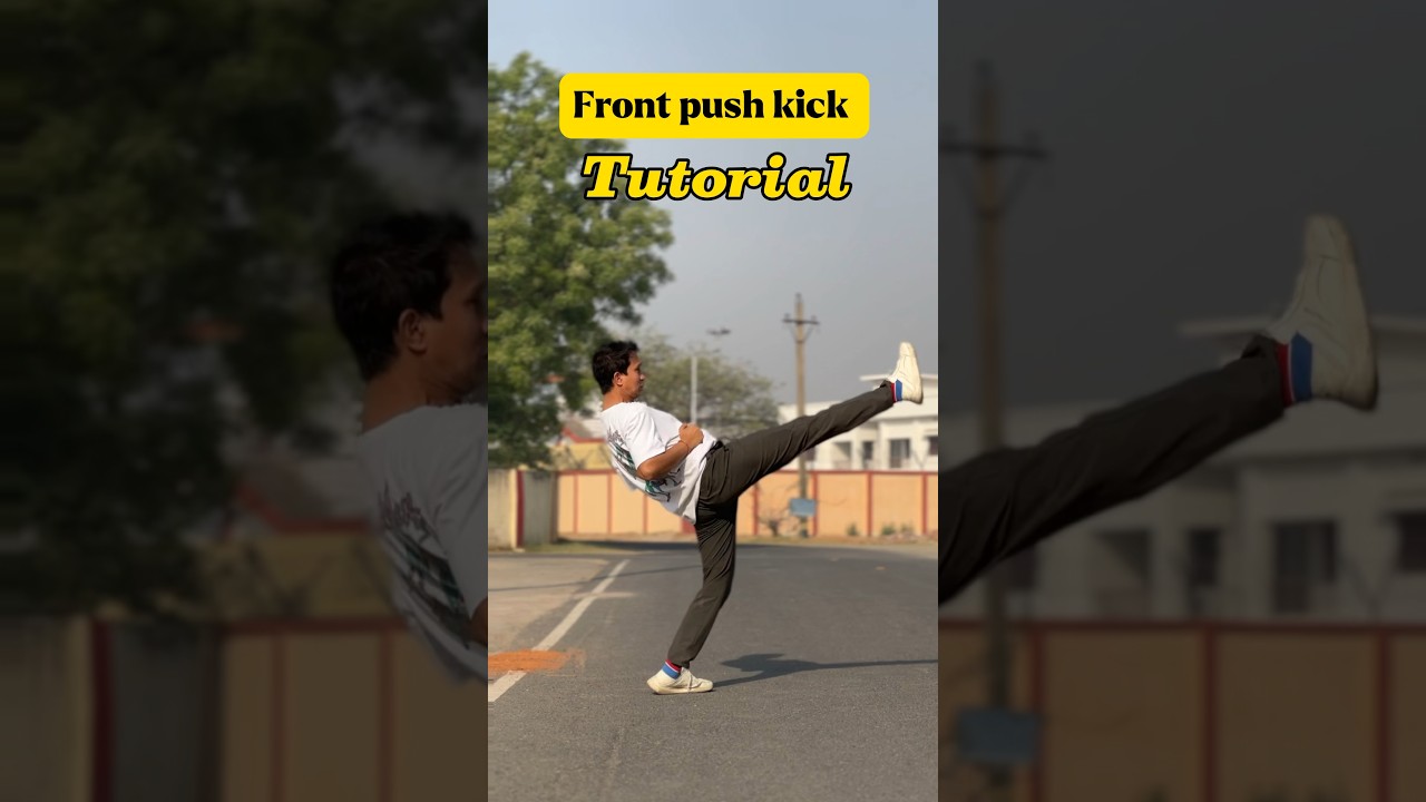 Unbeatable front kick tutorial🔥