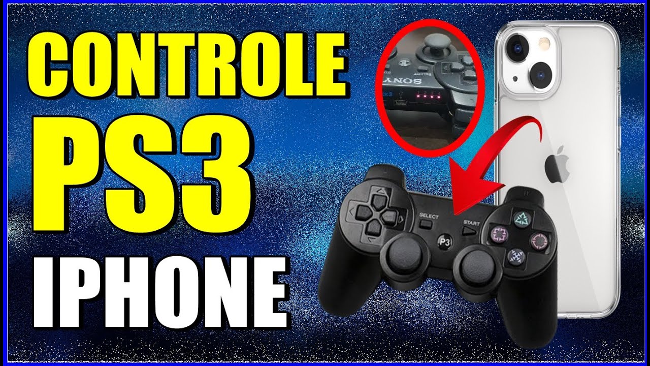2 FORMAS DE JOGAR CONTROLE PS3 (DOUBLESHOCK III) NO IPHONE OU IPAD SEM FIO E SEM APLICATIVO