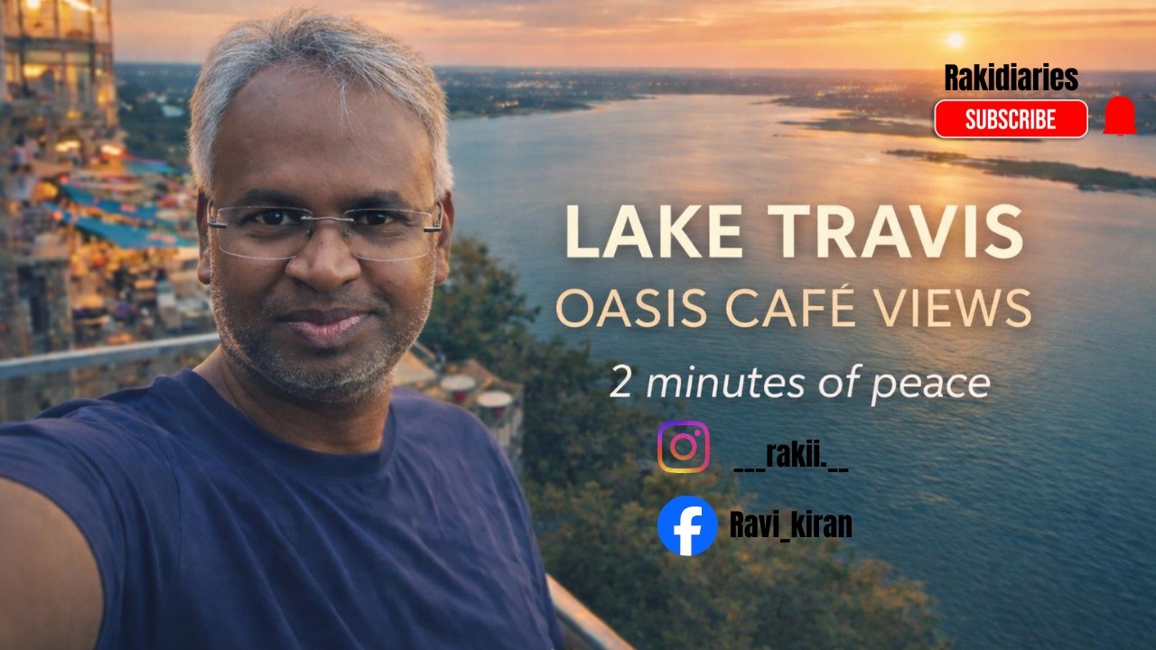 Lake Travis Serenity Snippets | Oasis Café Views in Central Texas (2 Minute Escape)