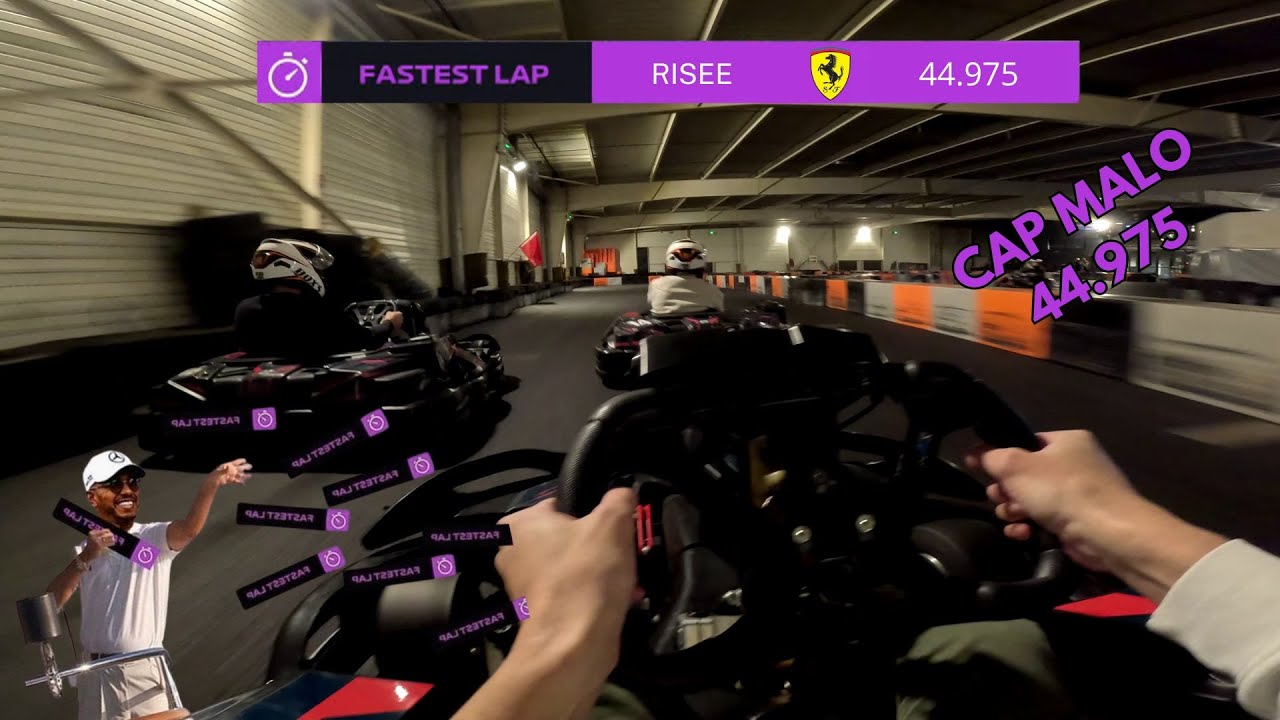 Karting CAP MALO Rennes / 44.975 / Record personnel en 4K