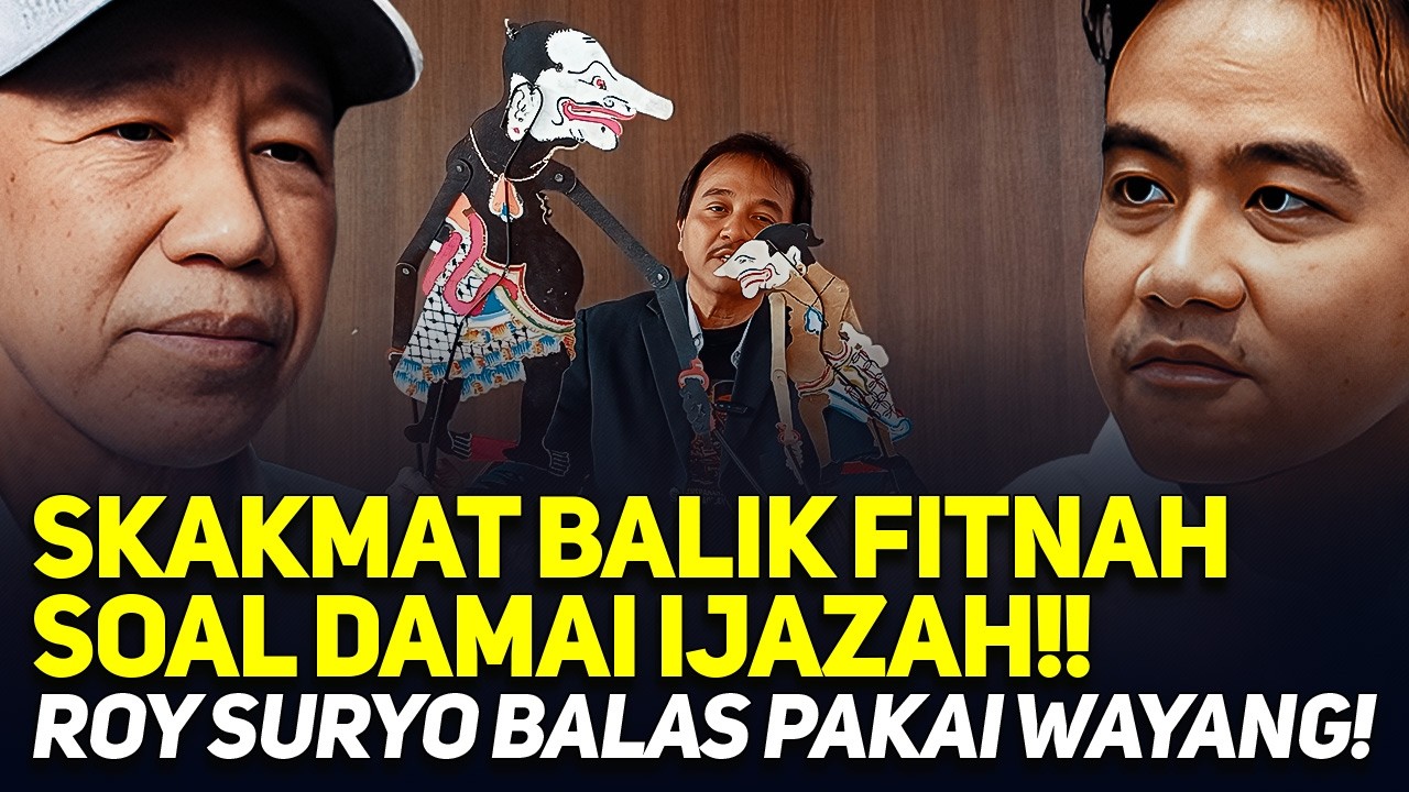 SKAKMAT BALIK FITNAH SOAL DAMAI IJAZAH!! ROY SURYO BALAS PAKAI WAYANG!