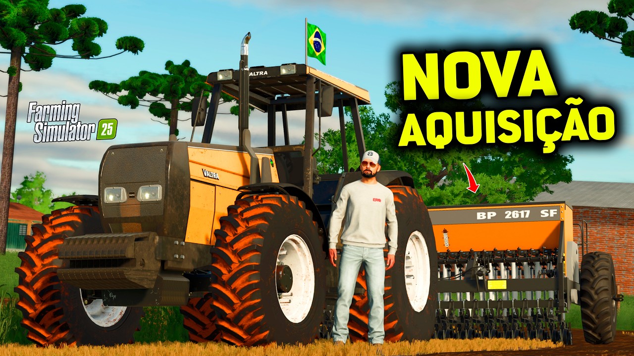 COMPREI UMA NOVA SEMEADEIRA PRO VALTRÃO - FARMING SIMULATOR 25 - EP 21 (EM BUSCA DO SUCESSO T3)