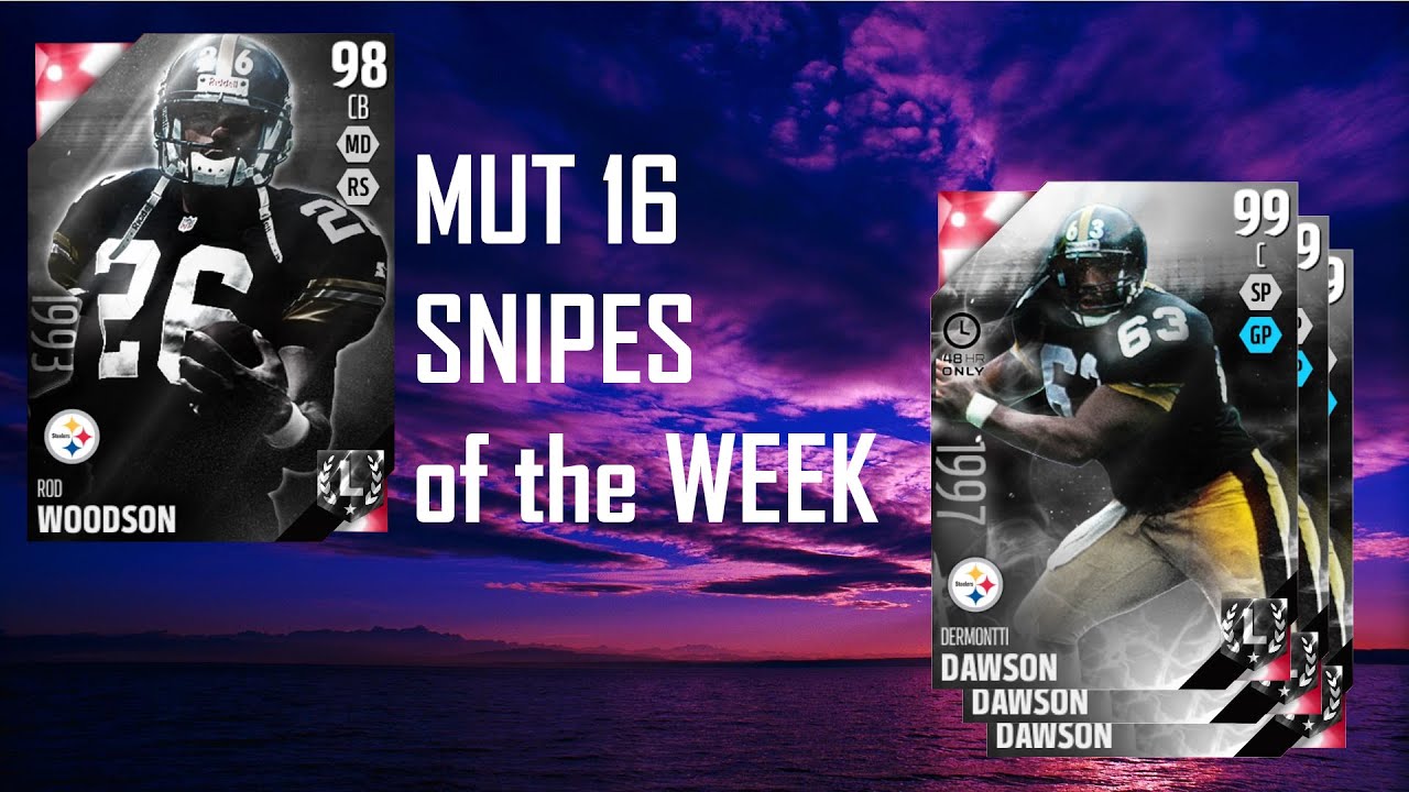 MUT 16 Snipes of the Week.. or so