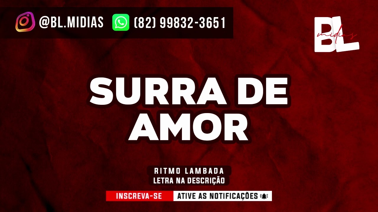Karaokê Surra de Amor - José Orlando (Playback Versão Lambada)