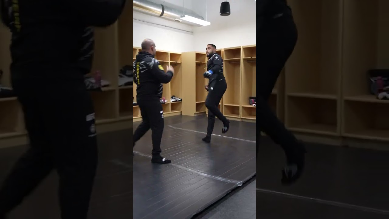 Raffael Cerqueira &agrave; l'&eacute;chauffement #UFCSeattle 🔥