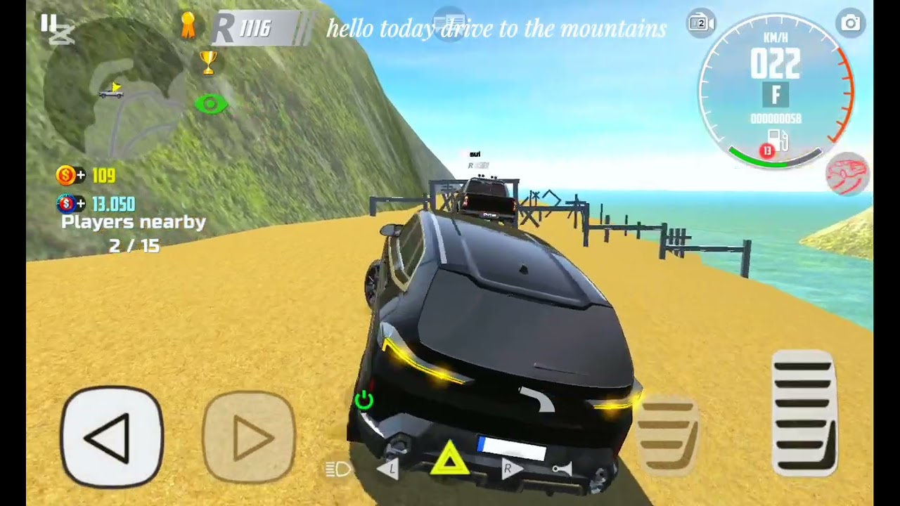 Driving to the mountains 