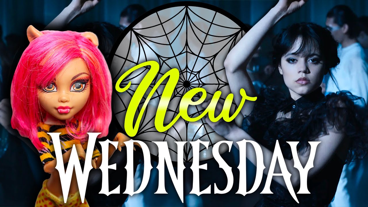 I MADE THE NEW VIRAL WEDNESDAY ADDAMS DOLL!/JENNA ORTEGA MONSTER HIGH DOLL REPAINT by Poppen Atelier
