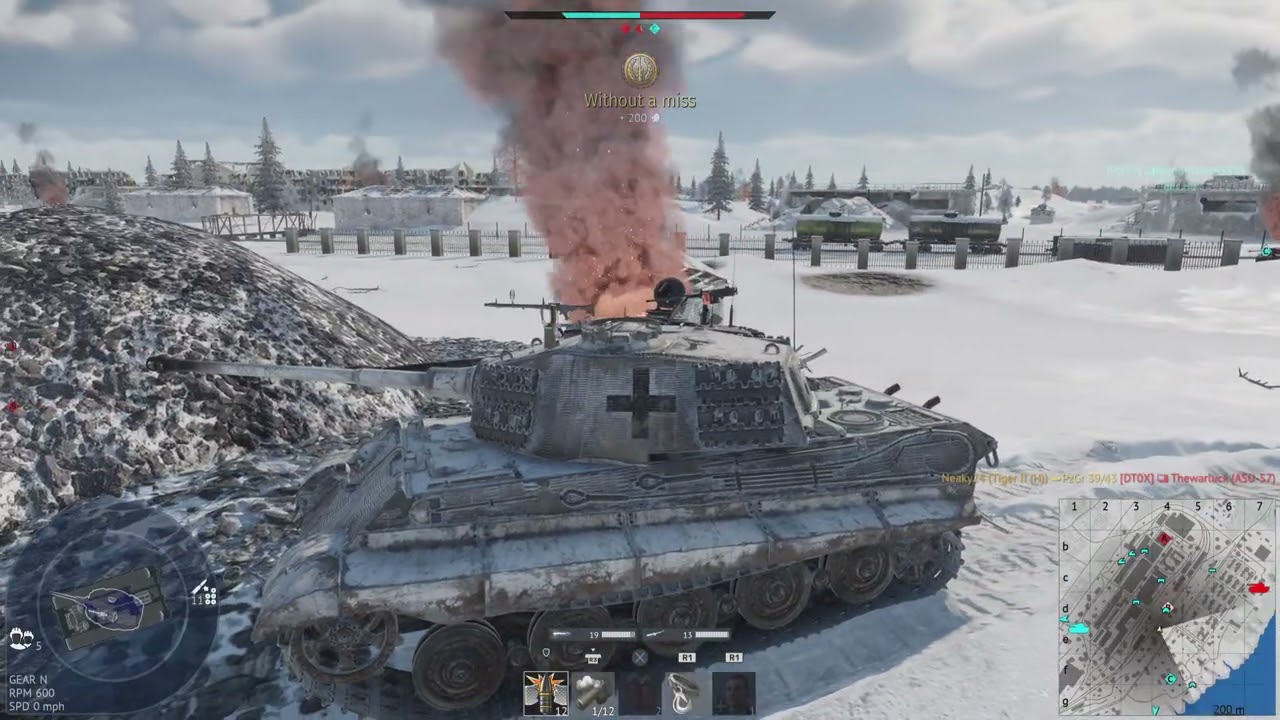 German Tiger 2 holds its own.....