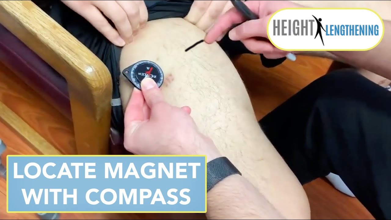 How to find the lengthening magnet using a compass 🧭 Height Lengthening