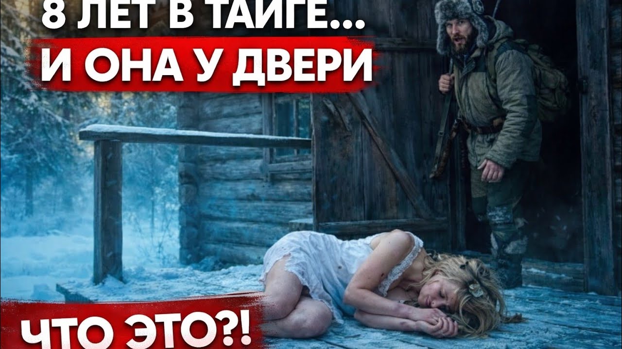 Он жил один в тайге 8 лет… Пока утром не нашёл ЕЁ прямо у двери